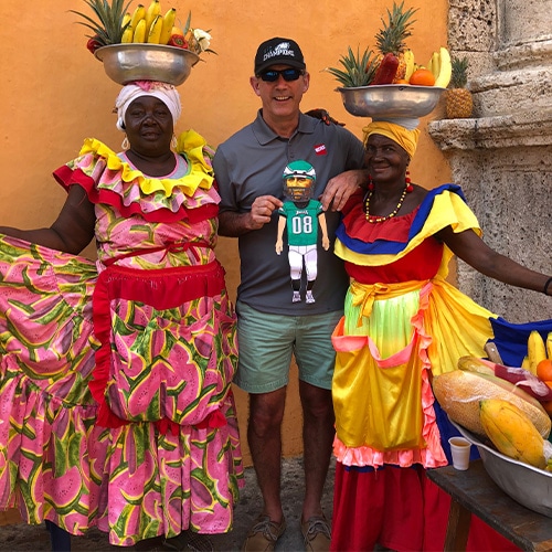 Cartagena, Colombia, that Brian has called his second home since 1981.