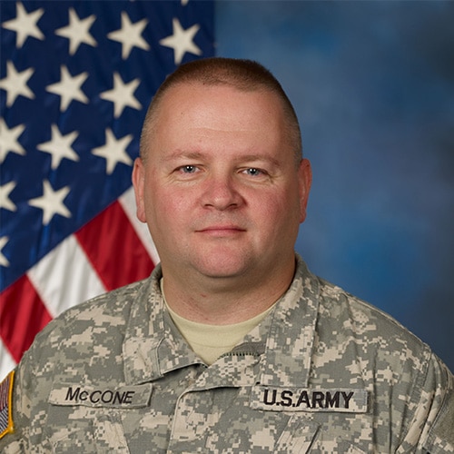 Chris retired from the U.S. Army Reserves as a Lieutenant Colonel after 30 years of dedicated service.
