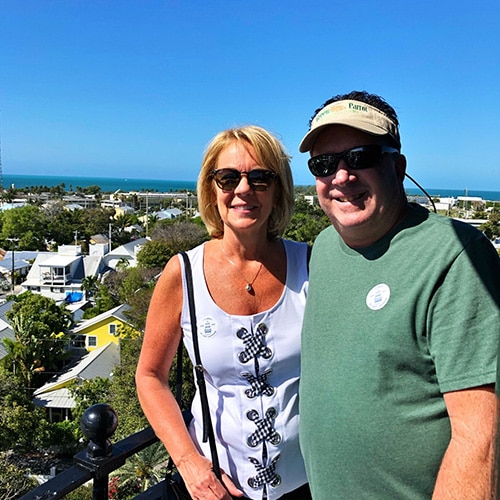 When R&R is on their schedule, Gregg and his wife travel down to Key West for warm weather and great fishing. 