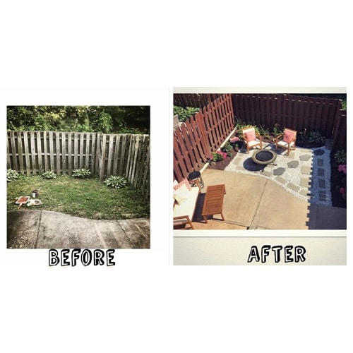 Danielle is a DIY projects girl! She is constantly working on her house, and her then 88-year old grandfather helped her and her sister to redo her backyard.